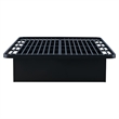 Modern Style Heavy Duty Cal King Size Bed base Frame made with Metal in Black