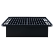 Modern Style Heavy Duty Cal King Size Bed base Frame made with Metal in Black