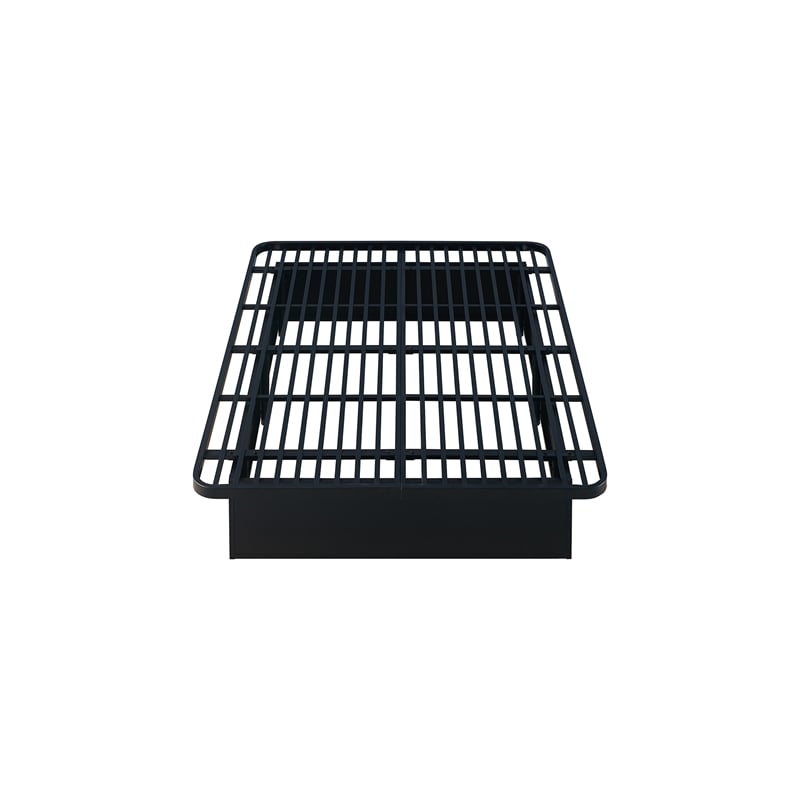 Modern Style Heavy Duty Cal King Size Bed base Frame made with Metal in Black