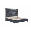 Lavita Contemporary Style king Size  Bed made with Wood in Black & Gold