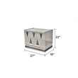 Lavita Modern & Contemporary Style Nightstand made with Wood in Black & Gold