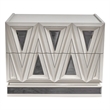 Lavita Modern & Contemporary Style Nightstand made with Wood in Black & Gold