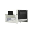Lavish Modern Style 4 Pc Queen Bedroom Set Made with Wood in Beige