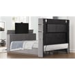 Lavish Modern Style 5 Pc Queen Bedroom Set Made with Wood in Gray