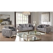 Leena Contemporary Style 3PC Livingroom Set Made with Wood in Gold accent & Gray