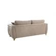 Leena Contemporary Style 3PC Livingroom Set Made with Wood in Beige