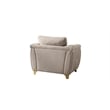 Leena Contemporary Style 3PC Livingroom Set Made with Wood in Beige
