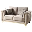 Leena Contemporary Style 3PC Livingroom Set Made with Wood in Beige