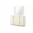 La Pierre Contemporary Style Queen 5PC Bedroom Set made with Wood in Beige