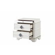 Laguna Modern Style 2-Drawer Nightstand made with Wood in White