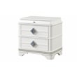 Laguna Modern Style 2-Drawer Nightstand made with Wood in White
