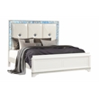 Laguna Modern Style Queen Size Bed made with Wood in White