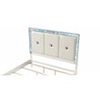 Laguna Modern Style King Size Bed made with Wood in White