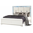 Laguna Modern Style King Size Bed made with Wood in White