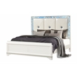 Laguna Modern Style Queen 4 PC Bedroom set made with Wood in White