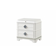 Laguna Modern Style Queen 4 PC Bedroom set made with Wood in White