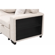 Pinto Modern Style L-Shaped Sectional Made with wood in Beige