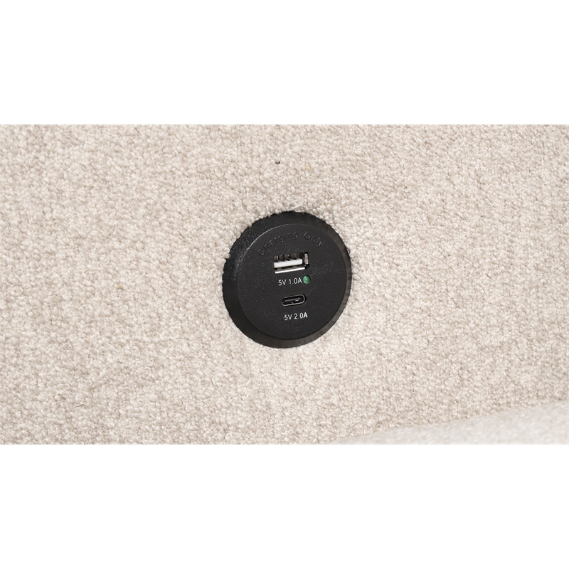 Pinto Modern Style L-Shaped Sectional Made with wood in Beige