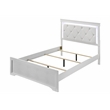 Blaze Modern Style Full Bed made with Wood in White