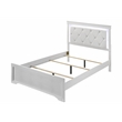 Blaze Modern Style Queen Bed made with Wood in White