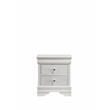 Blaze Modern Style Twin 4PC bedroom set made with Wood & LED Headboard in White