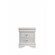 Blaze Modern Style Queen 4PC bedroom set made with Wood & LED Headboard in White