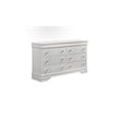 Blaze Modern Style Queen 4PC bedroom set made with Wood & LED Headboard in White