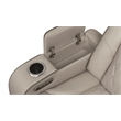 Fortuner Modern Style Recliner 2PC Livingroom Set Made with faux leather in Gray