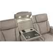 Fortuner Modern Style Recliner 2PC Livingroom Set Made with faux leather in Gray