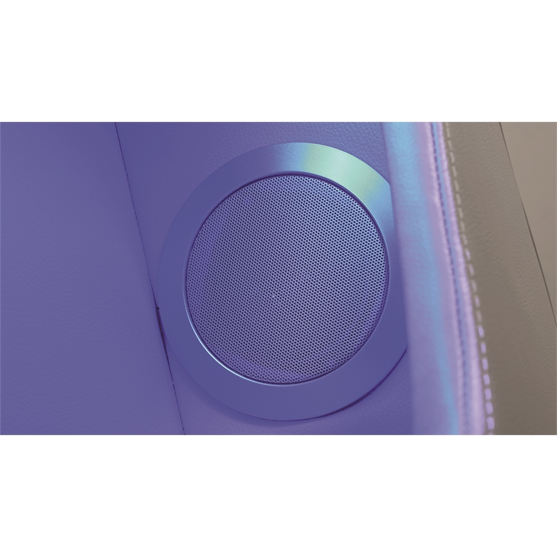 Fortuner Modern Style Recliner 3PC Livingroom Set Made with faux leather in Gray