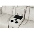 Fortuner Modern 2PC Livingroom Set Made with faux leather & Wood in Beige