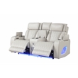 Fortuner Modern 3PC Livingroom Set Made with faux leather & Wood in Beige