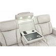 Fortuner Modern 3PC Livingroom Set Made with faux leather & Wood in Beige