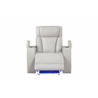 Fortuner Modern 3PC Livingroom Set Made with faux leather & Wood in Beige