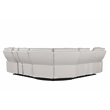 Fortuner Modern recliner sectional made with wood & Faux Leather in Beige
