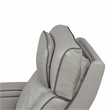Fortuner Modern Style Recliner Chair Made with Faux Leather and Wood in Gray