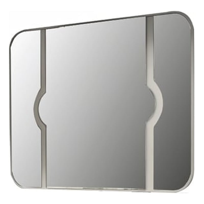 Eternity Traditional Style Mirror Eucalyptus-veneer made with Wood in Beige