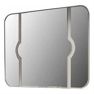 Eternity Traditional Style Mirror Eucalyptus-veneer made with Wood in Beige