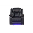 Challenger Modern 3PC(Sofa & Loveseat & Chair)made with metal frame in Black