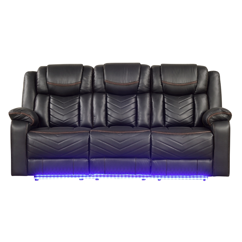 Challenger Modern 2PC(Sofa&Loveseat)made with metal frame in Gray