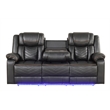 Challenger Modern 2PC(Sofa&Loveseat)made with metal frame in Gray