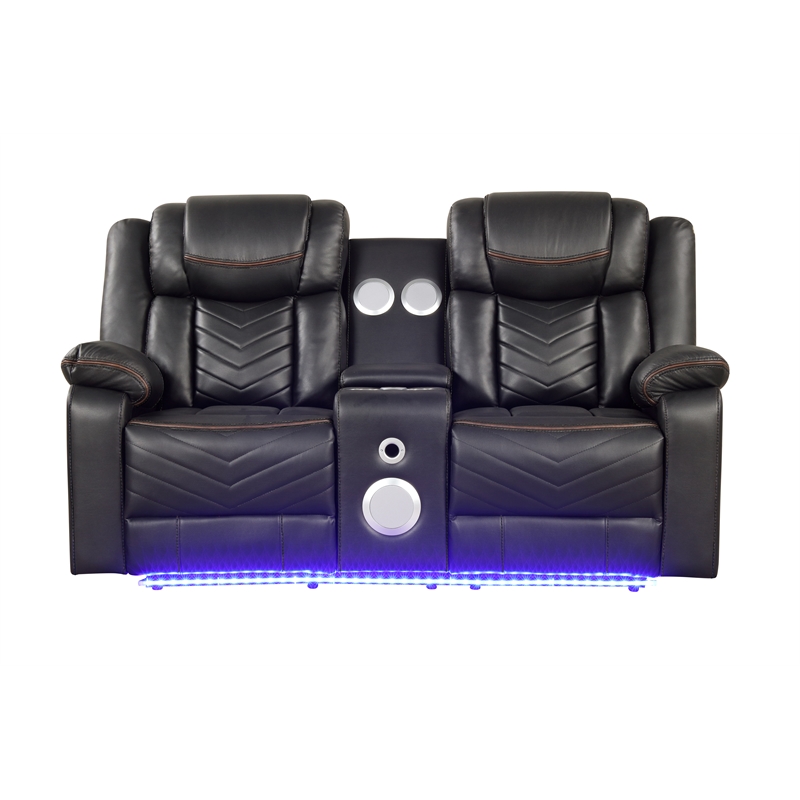 Challenger Modern 2PC(Sofa&Loveseat)made with metal frame in Gray