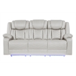 Challenger Modern 3PC(Sofa&Love&seat Chair)made with metal frame in Beige