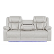 Challenger Modern 3PC(Sofa&Love&seat Chair)made with metal frame in Beige