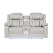 Challenger Modern 3PC(Sofa&Love&seat Chair)made with metal frame in Beige