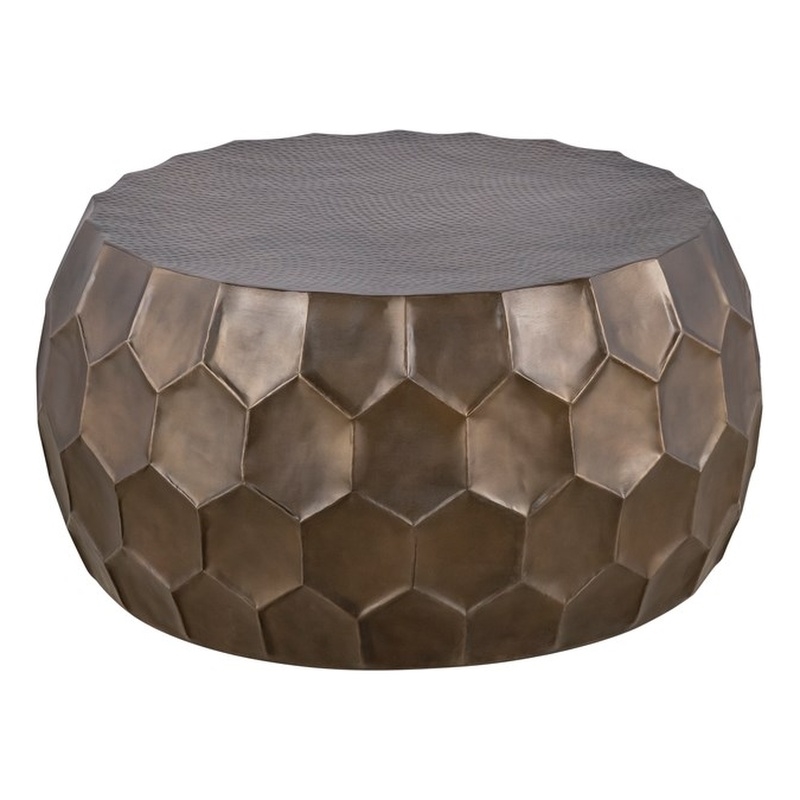 CT-101 Coffee Table  made with Aluminum in Gold