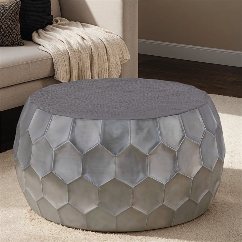 CT-101Coffee Table  made with Aluminum in Silver