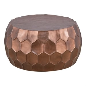 Galaxy Home Furnishings CT-101 Coffee Table  made with Aluminum in Copper