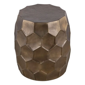 ET-101 END Table made with Aluminum in Gold