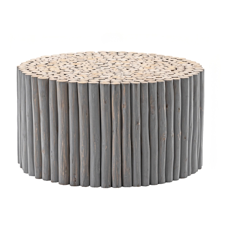 T1009-32 Coffee Table & ET1009-16 End Table Gray